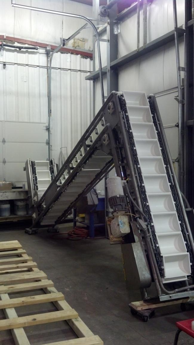 Used Allen Systems E66004 Bucket Elevator for Packaging